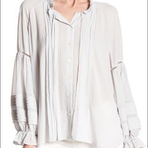 NWT Paul & Joe Sister Mousquet Front Pleat Blouse